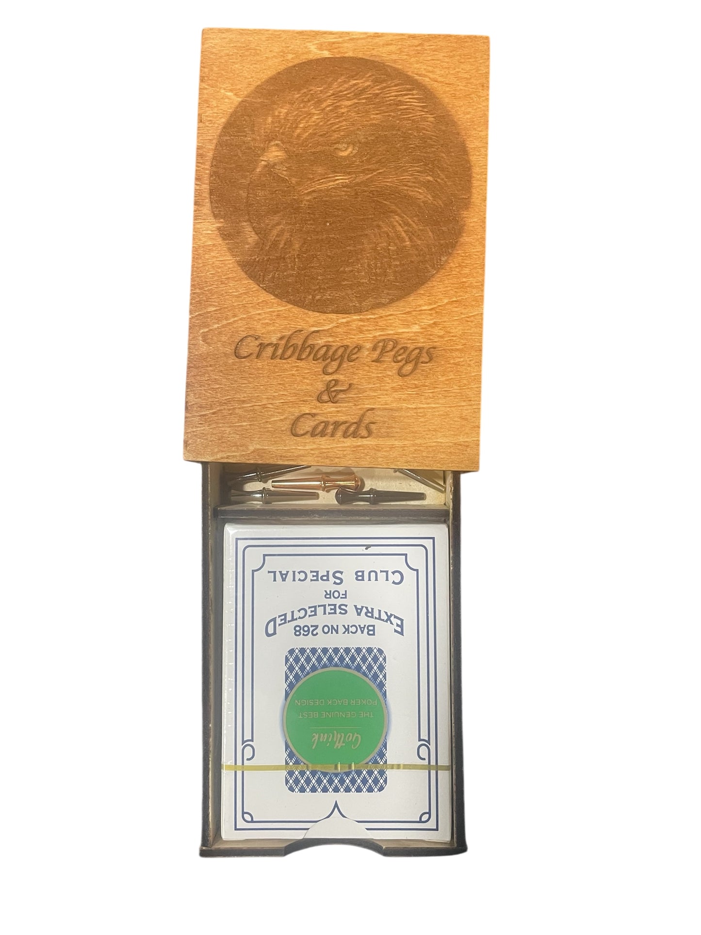 United States Flag Cribbage Board