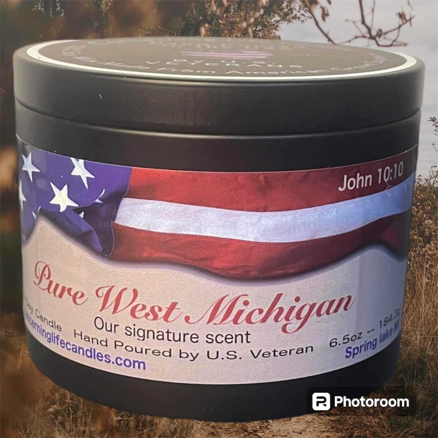 Aromatherapy Scented Candle - Bundle of Three-Hand Poured by US Veterans - American Grown 100% Soy – Candles Scented for Men & Women – 6.5oz Clean Burning Cotton Wicks – U.S. Veteran Owned Small Business