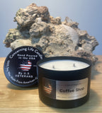 Aromatherapy Scented Candle - Bundle of Three-Hand Poured by US Veterans - American Grown 100% Soy – Candles Scented for Men & Women – 6.5oz Clean Burning Cotton Wicks – U.S. Veteran Owned Small Business