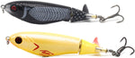 Topwater Plopper - 2 pack Black Loon/Yellow Bone